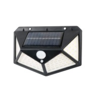 Solárne LED fasádne svietidlo s pohybovým senzorom