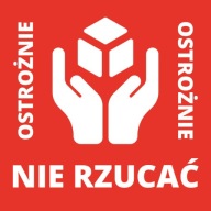 Nálepkové štítky POZOR NEVHADZUJTE 1000 ks