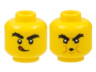 Lego New Head Head Žltý jazyk, fúka 3626cpb3088