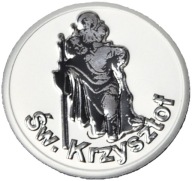 NÁLEPKY NÁLEPKA 3D ZNAK SV. CHRISTOPHER
