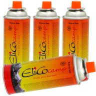 Plynová kartuša do horáka variča 220g 393ml. 4 kusy