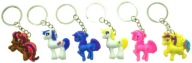 prívesok kľúčenka na batoh kľúče pony mix