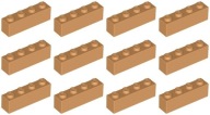 LEGO 3010 BRICK 1x4 nugát pr. (20 g) 12 ks.