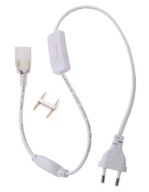 230V napájací kábel pre 6W LED pásik so spínaným napájaním