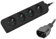 Power strip UPS predlžovací kábel 4x 230V 1M C14