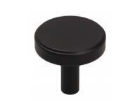 LOFT guľatý nábytkový gombík GU18 MAT BLACK 30 mm