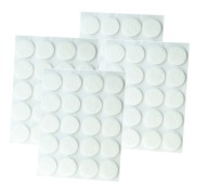 Plsťové podložky, priemer 20 mm, 80 ks, plsť na nábytok