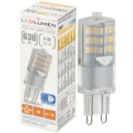 Žiarovka LED G9 malá T20 5W=50W SMD 638lm 360° halogénová silná bez blikania