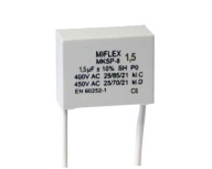 Štartovací kondenzátor, motor Miflex 1,5uF MKSP-8