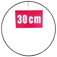 ČIERNY krúžok/ráfik pre lapače snov a makramé 30 cm