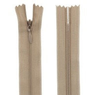 KRYTÉ Zipsy 25cm BÉŽOVÉ 1 ks.