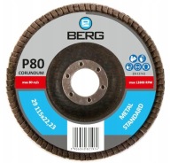 BERG KOVOVÉ KORUNDOVÉ KOLIESKO A80 P80 125x22,23 GR80 125X22 GR 80