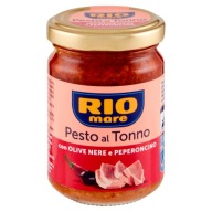 Pesto s tuniakom, olivami a chilli RIO MARE 130g