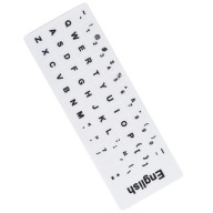 NÁLEPKY NA KLÁVESNICE NA LAPTOP PC QWERTY US EU PL