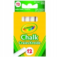 Crayola Bezprašná biela krieda 12 ks