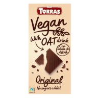 Vegánska čokoláda s ovseným extraktom, bez pridaného cukru, 100g