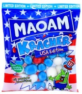 Ovocné gumičky so šumivou náplňou HARIBO MaOaM Kracher USA 200g DE