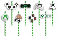 NARODENINOVÉ SLAMKY s POSTAVIČKAMI - KONZOLA XBOX NARODENINOVÉ VÍLY HRY - 8 ks.