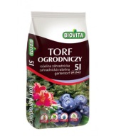 Biovita kyslá rašelina pre čučoriedky a kyslomilné rastliny 5 l pH 3,5-4,5