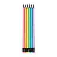 Pastelová ceruzka Strigo HB z čierneho dreva s gumou
