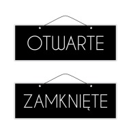 2-stranný laminovaný nápis OTVORENÉ ZATVORENÉ