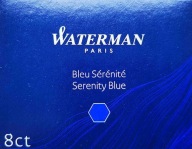 ORIGINÁLNA NÁPLŇ NA PERÁ Waterman DLHÁ / MODRÁ