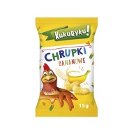 Kukuričné ​​banánové lupienky Kukuričné ​​chrumky 15g