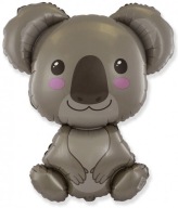 Fóliový balónik KOALA BEAR Medvedík Zvieratká Lesná narodeninová párty 31cm