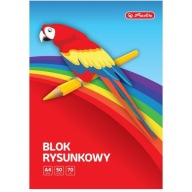 HERLITZ BIELY A4 BLOK NA KRESLENIE 50 LISTOV 70g VEĽK