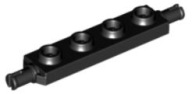 LEGO AXLE PLATE ČIERNA 1X4 DRŽIAKY NA KOLESÁ 2926