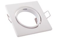 Halogénové svietidlo SQUARE MOVABLE LED GU10, biele