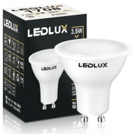 LED žiarovka GU10 3,5W = 35W SMD 6000K studená Premium LEDLUX nebliká