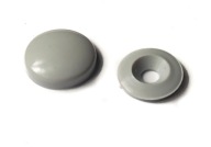 Rozeta 13mm - Uzávery skrutkovacie 100ks SIVÁ