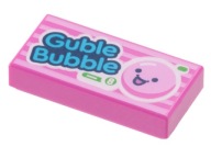 LEGO 3069bpb1063 1x2 TILE žuvačka Double Bubble (1g)
