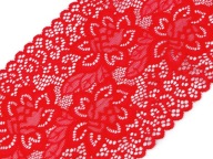 ŠTÝLOVÁ ČIPKA 17,5 CM ELASTICKÁ ČERVENÁ