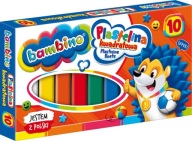 Školská plastelína 10 farieb BAMBINO St. Majewski