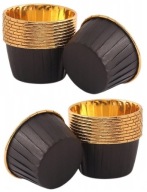 MUFFIN LINERS formičky na košíčky DECORATIONS narodeninové čierne 20 ks