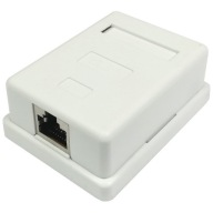FTP zásuvka na povrch 1xRJ45 kat
