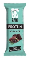 BeRAW Kakaová proteínová tyčinka 26% raw proteíny kakao 40g
