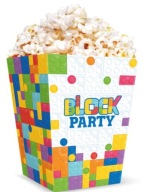 Popcorn boxy Lego bloky 6 kusov Narodeniny