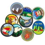 TERMO Scout Patches SET Camping Mountains Forest