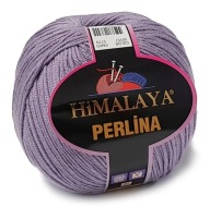 PERLINA priadza BAVLNA 50% AKRYL 100g levanduľa 157