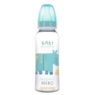 CANPOL NARROW BOTTLE 250ML cumlík 12m+ nosorožec