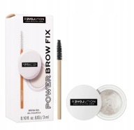CLEAR GEL EYEBROW GEL S REVOLUTION POWER BROW FIX Brush