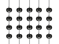 Halloweenska tekvicová závesná dekorácia - 20 ks