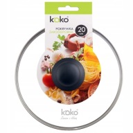KOKO POKRÝVKA TEPLNE ODOLNÉ SKLENENÉ POKRÝVKY 20 CM