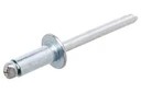 Slepý nit oceľový s plochou hlavou 6,4x15mm