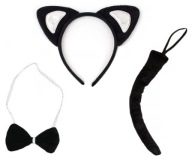 Motýlik Kitty Kitten Cat Day s ušami