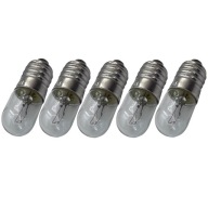 skrutkovacia žiarovka na baterku, závit E10, 6v 0,1A, 5 ks