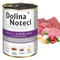 DOLINA NOTECI Prémiové krmivo pre psov Králik 400g